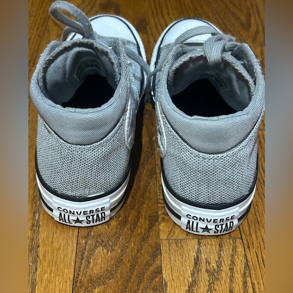 Converse Chuck Taylor All Star Low Top Silver Glitter Canvas Sneakers Women’s 5 - Picture 5 of 7